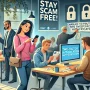 scam detectors in an office